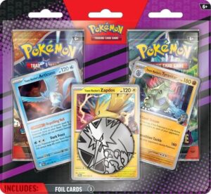 Blister con moneda de Zapdos