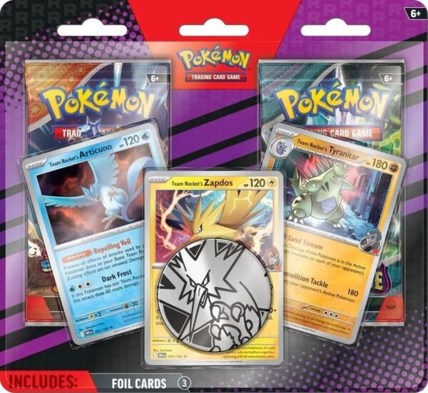 Blister con moneda de Zapdos