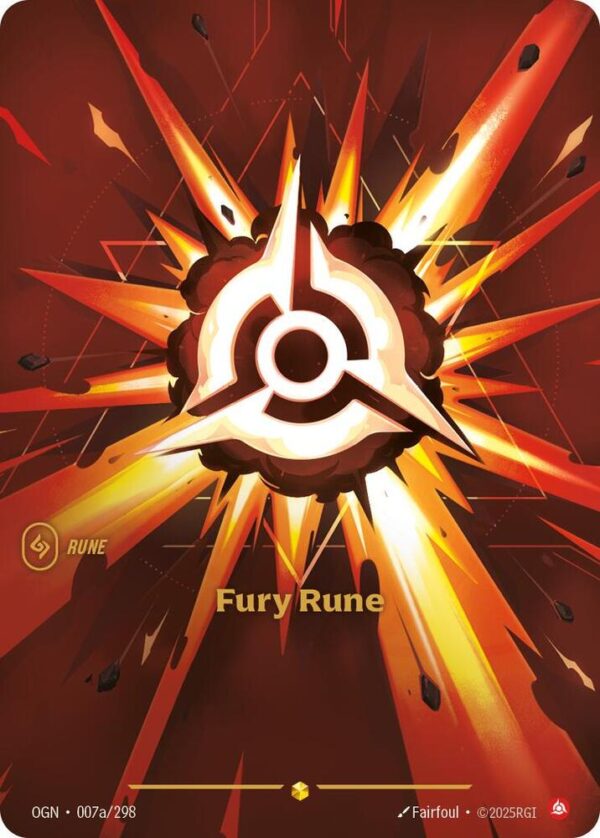 Fury Rune (Alternate Art) - Origins