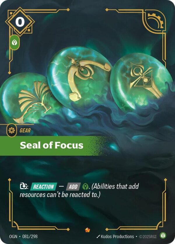 Seal of Focus - Origins