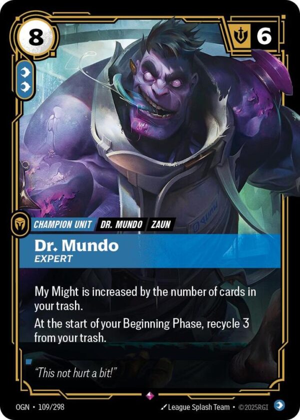 Dr. Mundo - Expert - Origins
