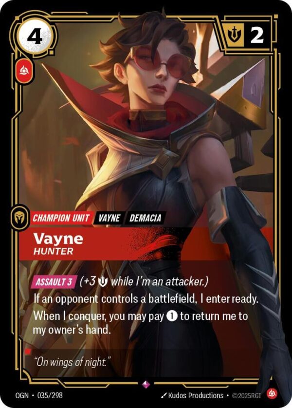 Vayne - Hunter - Origins