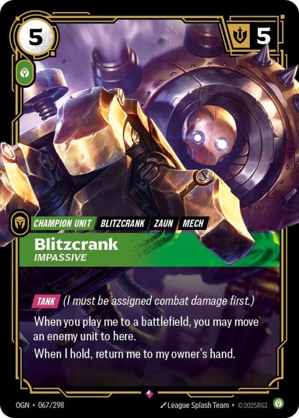 Blitzcrank - Impassive - Origins