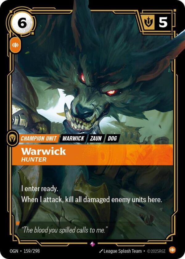 Warwick - Hunter - Origins