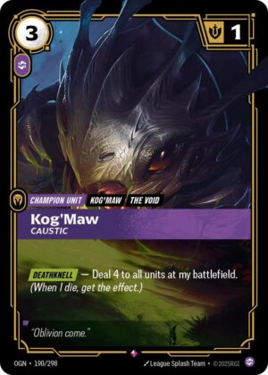 Kog'Maw - Caustic - Origins