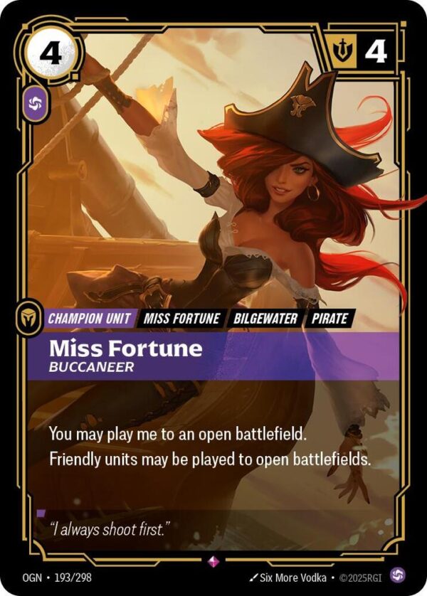 Miss Fortune - Buccaneer - Origins