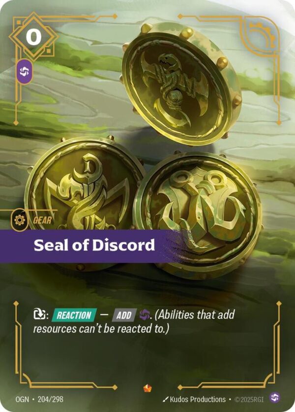 Seal of Discord - Origins