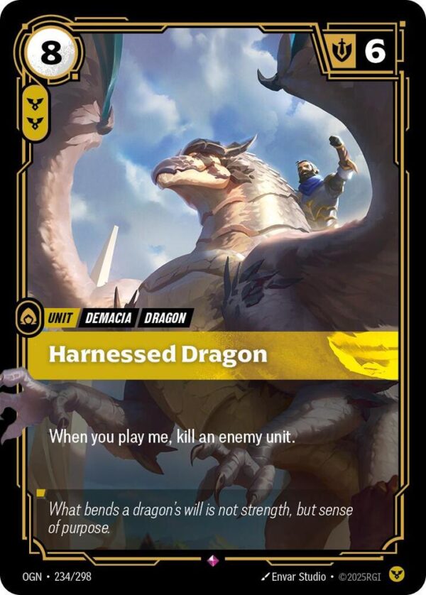 Harnessed Dragon - Origins