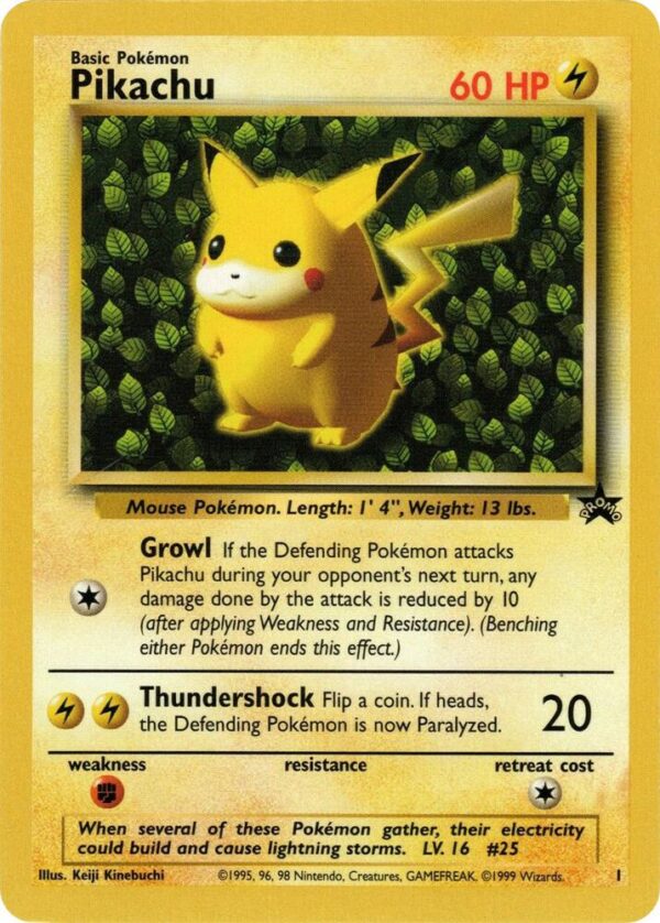 Pikachu (1) - WoTC Promo LP