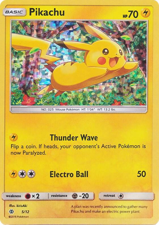 Pikachu - 5/12 - McDonald's Promos 2017 LP