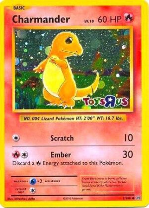 Charmander - 9/108 (Toys R Us Promo) MP