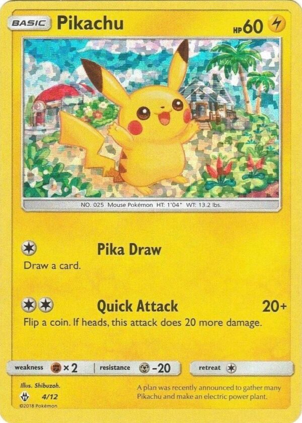 Pikachu - 4/12 - McDonald's Promos 2018 LP