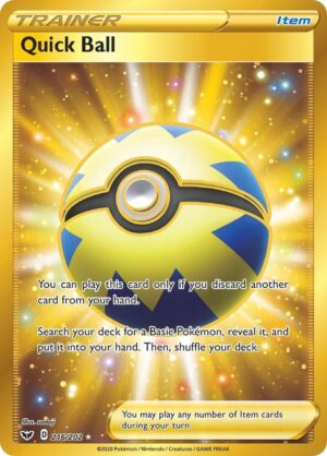 Quick Ball (Secret) - SWSH01: Sword & Shield Base Set NM