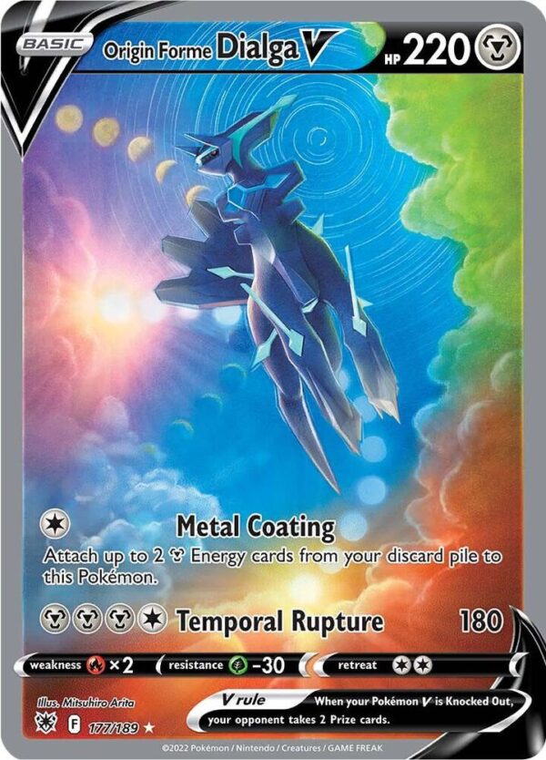 Origin Forme Dialga V  - SWSH10: Astral Radiance NM