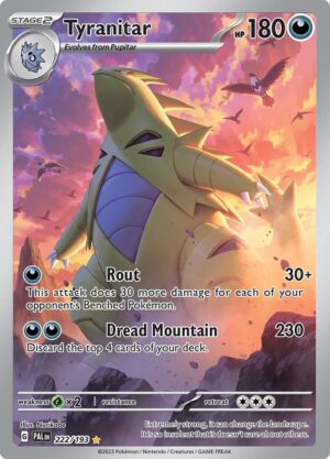 Tyranitar - 222/193 - SV02: Paldea Evolved NM