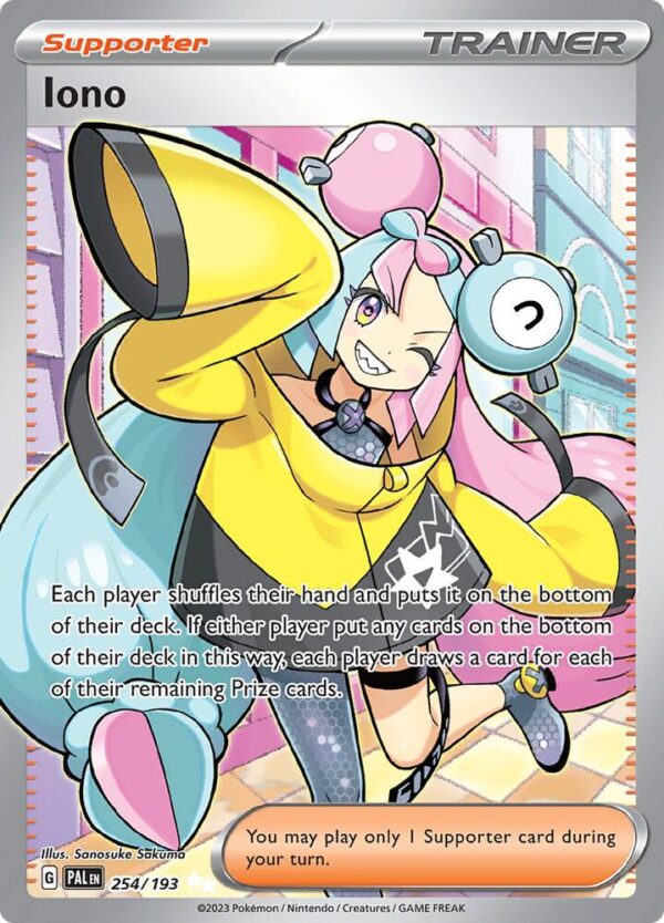 Iono - 254/193 - SV02: Paldea Evolved  NM