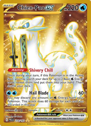 Chien-Pao ex - 274/193 - SV02: Paldea Evolved NM