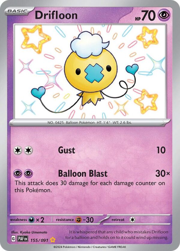 Drifloon - SV: Paldean Fates NM
