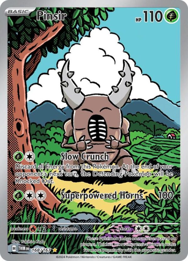 Pinsir - 168/167 - SV06: Twilight Masquerade NM