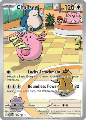 Chansey - 187/167 - SV06: Twilight Masquerade  NM