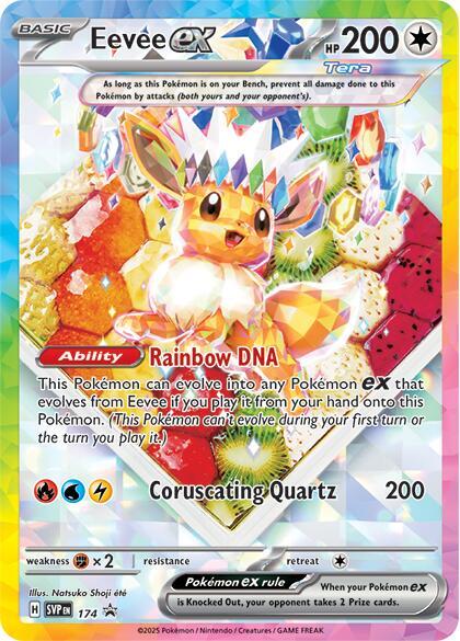 Eevee ex - 174 - SV: Scarlet & Violet Promo Cards NM