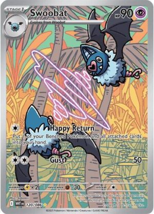 Swoobat - 120/086 - SV: White Flare NM