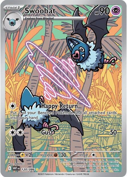 Swoobat - 120/086 - SV: White Flare NM