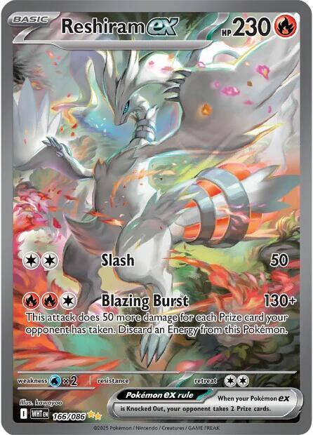 Reshiram ex - 166/086 - SV: White Flare NM