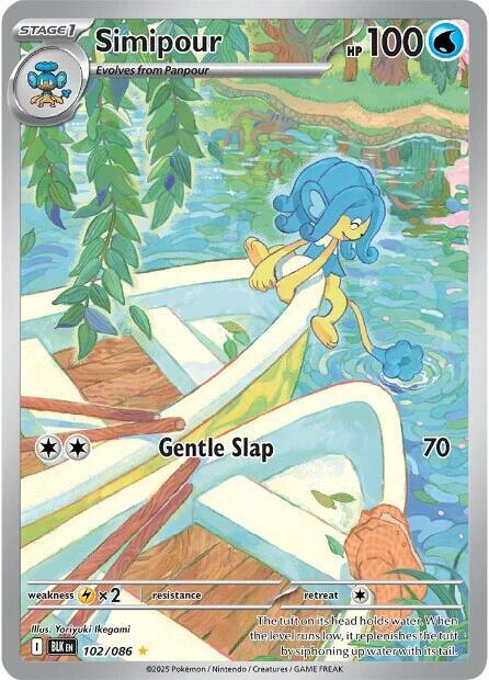 Simipour - 102/086 - SV: Black Bolt NM