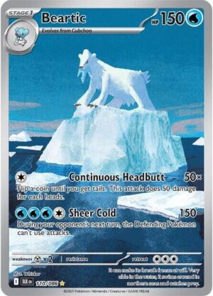 Beartic - 110/086 - SV: Black Bolt NM