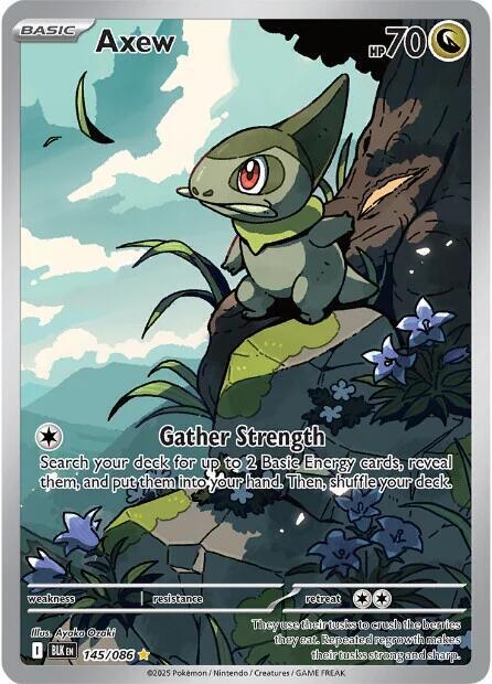Axew - 145/086 - SV: Black Bolt NM