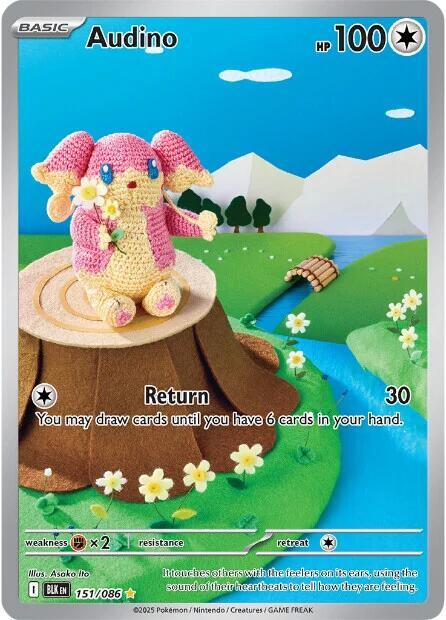 Audino - 151/086 - SV: Black Bolt NM