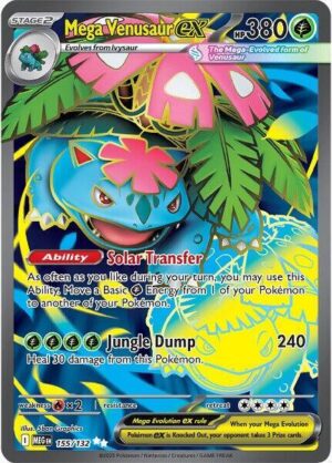 Mega Venusaur ex - 155/132 - ME01: Mega Evolution NM