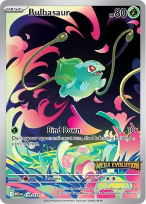 Bulbasaur - 133/132 (Mega Evolution Stamped) Sellado
