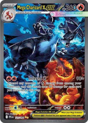 Mega Charizard X ex - 125/094 - ME02: Phantasmal Flames NM