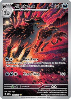 Mightyena - 243/217 - ME: Ascended Heroes NM
