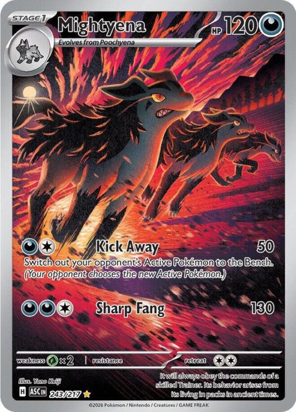Mightyena - 243/217 - ME: Ascended Heroes NM