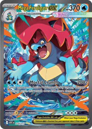 Mega Feraligatr ex - 274/217 - ME: Ascended Heroes NM