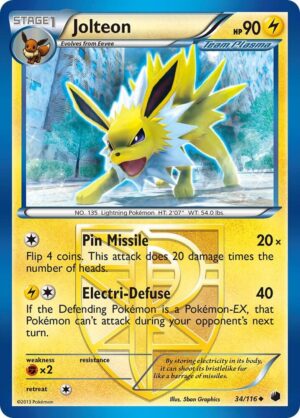 Jolteon (Team Plasma) Reverse Holo - Plasma Freeze LP
