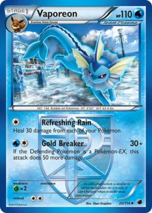 Vaporeon (Team Plasma) - Plasma Freeze LP