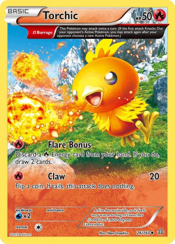 Torchic (Omega) - XY - Primal Clash LP