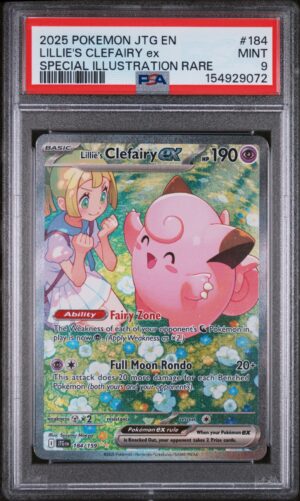 Lillie's Clefairy ex - 184/159 - SV09: Journey Together PSA 9