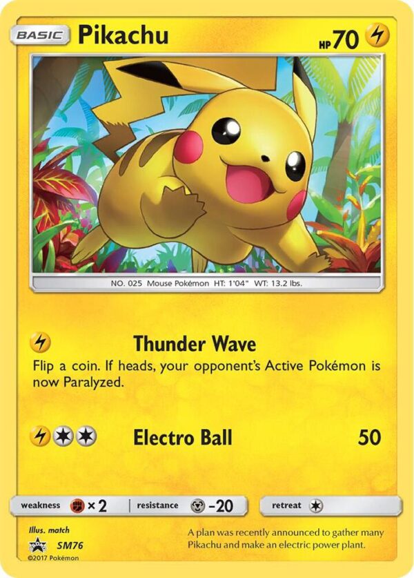Pikachu - SM76 - SM Promo