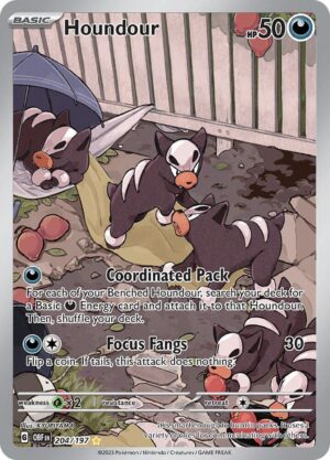 Houndour - 204/197 - SV03: Obsidian Flames