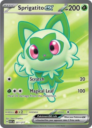 Sprigatito ex - ME: Ascended Heroes