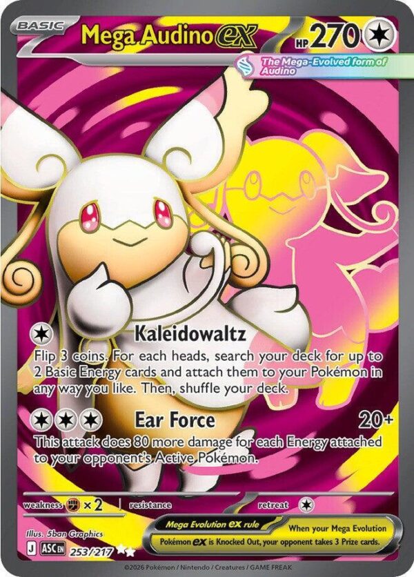 Mega Audino ex - 253/217 - ME: Ascended Heroes