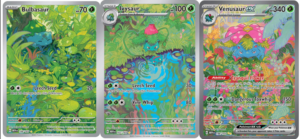 Linea Evolutiva Bulbasaur, Ivysaur, Venusaur 151 NM